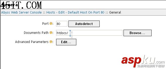 使用Abyss Web Server配置支持ASP/PHP/CGI 使用Abyss Web Server配置支持ASP/PHP/CGI