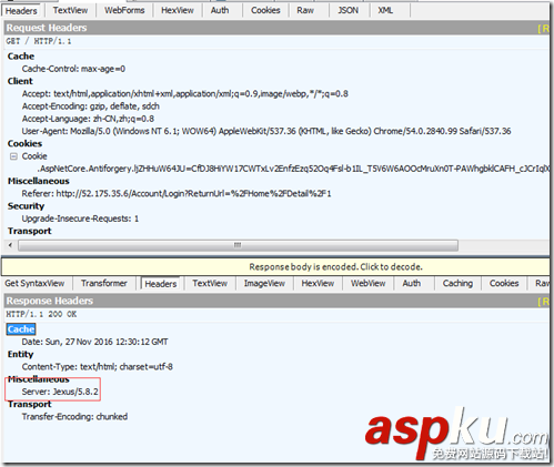 Jexus 5.8.2正式發(fā)布! 為Asp.Net Core生產(chǎn)環(huán)境提供平臺支持 Jexus,Jexus5.8.2,Asp.Net,Core
