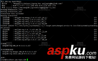 CentOS 安裝 Mongodb詳解(在線和離線) centos,安裝mongodb,離線mongodb,安裝,離線安裝mongodb