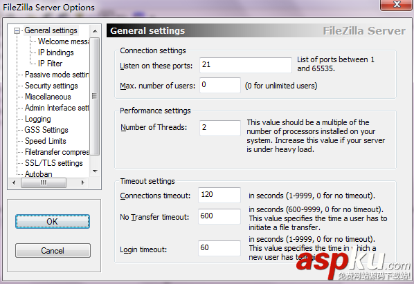 ftp服務器FileZilla Server詳細配置教程 FileZilla,Server,ftp服務器