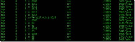 linux查看端口占用,linux,查看端口號占用,查看端口被占用