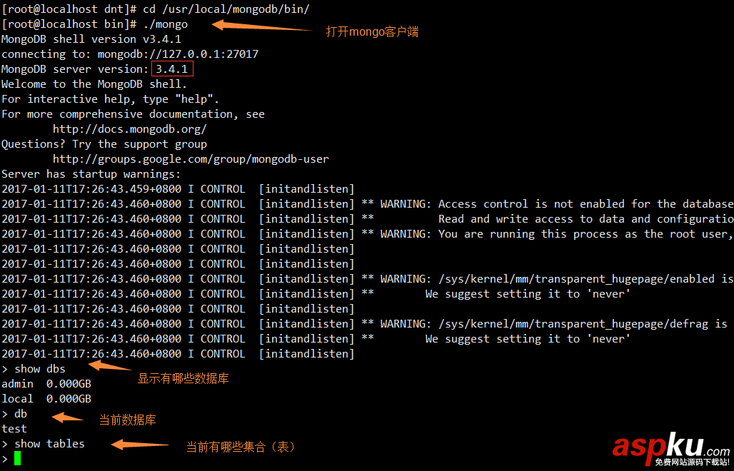 CentOS 安裝 Mongodb詳解(在線和離線) centos,安裝mongodb,離線mongodb,安裝,離線安裝mongodb
