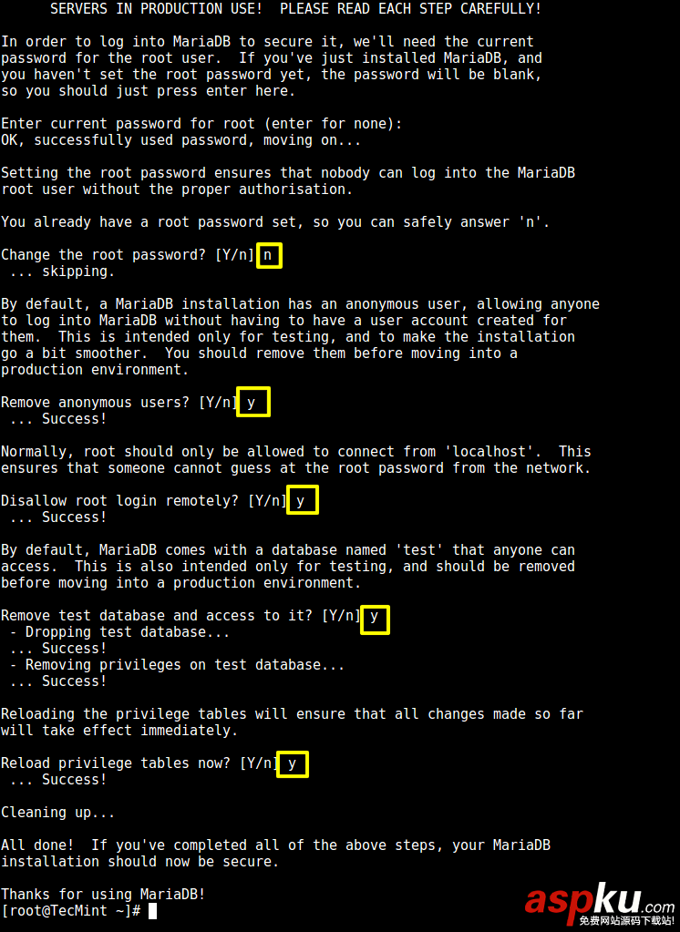 詳解如何在 CentOS 7 上安裝和安全配置 MariaDB 10 centos7安裝mariadb10,centos7安裝mariadb,centos,mariadb,配置