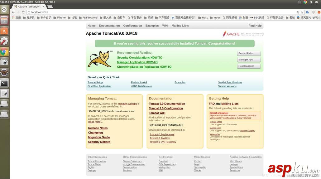 Ubuntu安裝配置tomcat9教程 Ubuntu,tomcat9