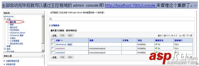 weblogic的集群與配置圖文方法 weblogic