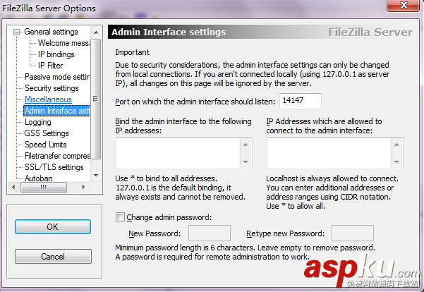 ftp服務器FileZilla Server詳細配置教程 FileZilla,Server,ftp服務器