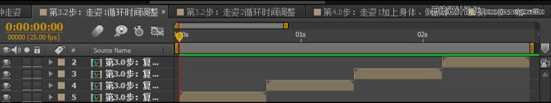 AE制作超酷的走路動畫效果圖,PS教程,思緣教程網(wǎng)