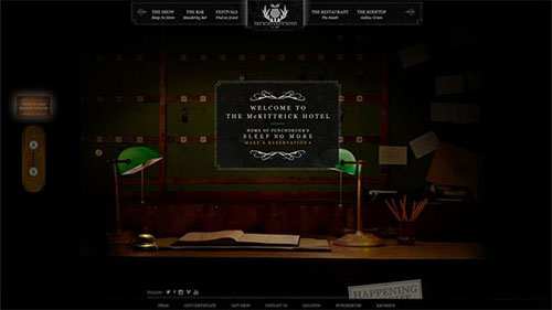 The-McKittrick-Hotel 酒店網(wǎng)站 網(wǎng)頁設(shè)計 19個美麗的度假酒店網(wǎng)站設(shè)計欣賞,PS教程,思緣教程網(wǎng)