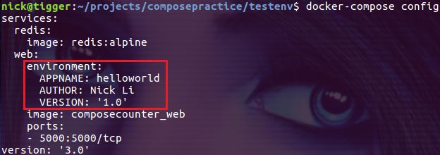 Docker,Compose,引用環境變量