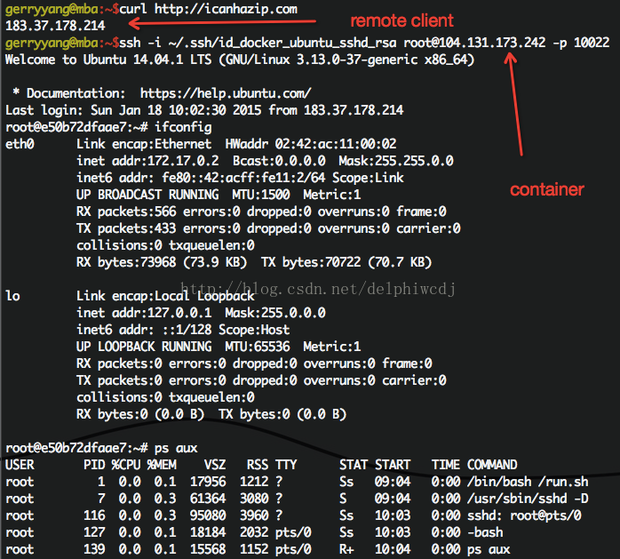 SSH,Docker,鏡像