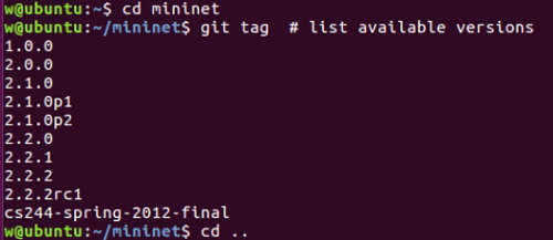 Ubuntu16.04.4LTS,安裝,mininet