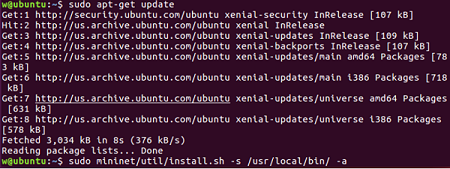 Ubuntu16.04.4LTS,安裝,mininet