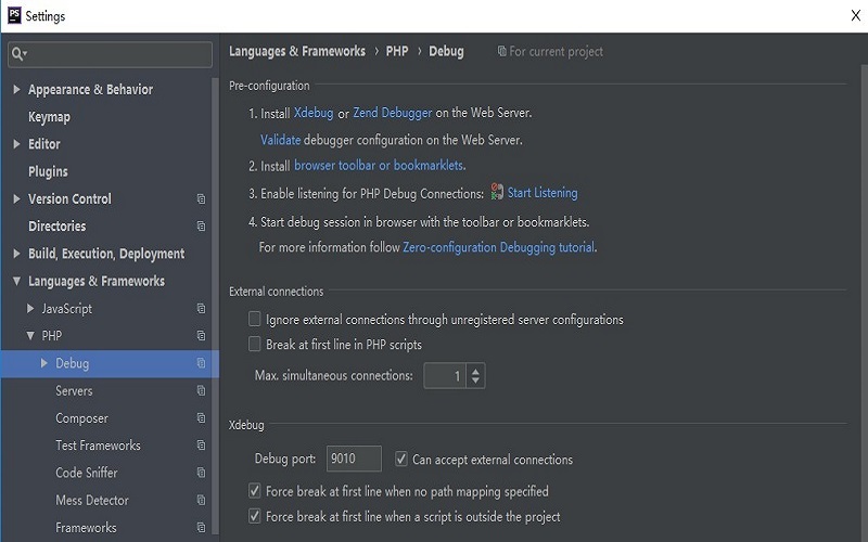 phpstorm,docker,腳本,debug
