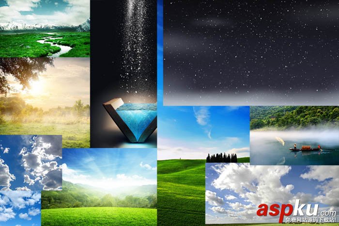 Photoshop制作雨中野外孤獨行走的一頭牛海報 Photoshop,海報
