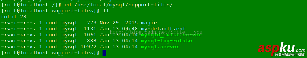 Linux,mysql默認(rèn)配置文件,linux下mysql配置文件,mysql,配置文件