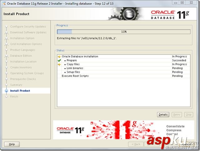 Linux 7.4上安裝配置Oracle 11.2.0.4圖文教程 linux,7.4,oracle,11.2.0.4