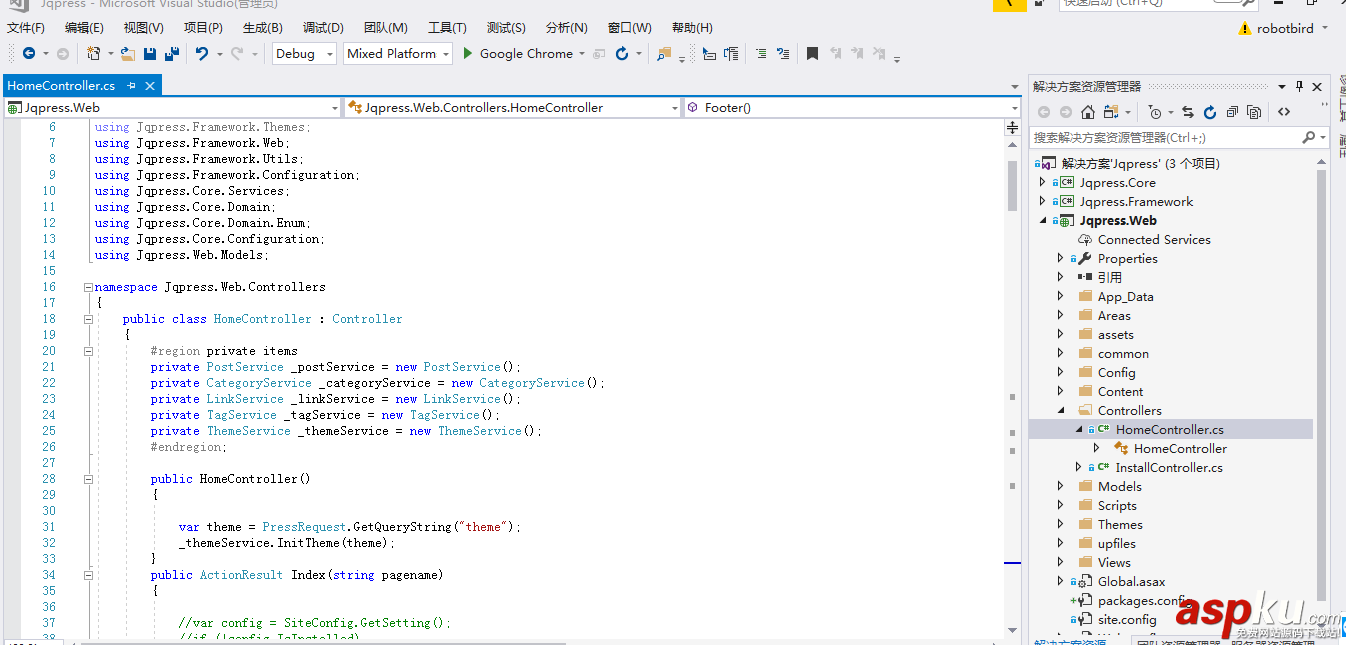 linux,.net,mvc,cms,程序結(jié)構(gòu)