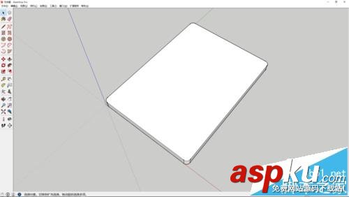 sketchup怎么繪制百度磚相框模型? sketchup,相框