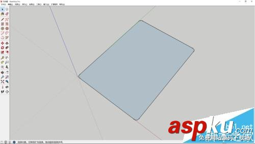 sketchup怎么繪制百度磚相框模型? sketchup,相框