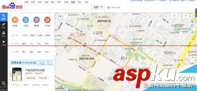 百度地圖測量自定義路線距離提前安排行程路線 百度地圖,路線,距離