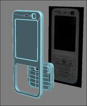 3dsmax教程:諾基亞n73建模過(guò)程