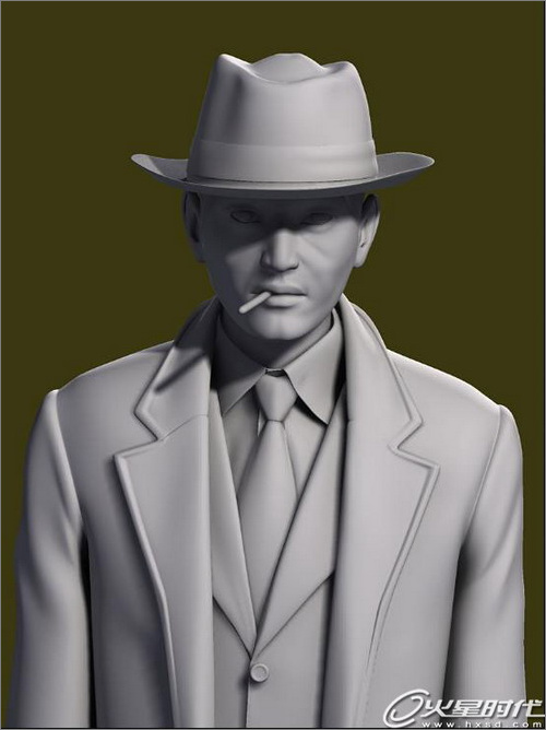 3dsmax打造黃曉明版《上海灘》的許文強 3dsmax打造黃曉明版《上海灘》的許文強