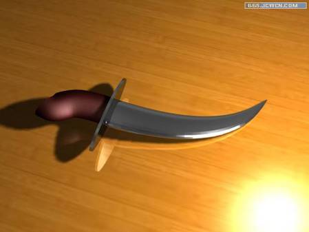 3dsmax教程:造型設計匕首_網頁設計轉載