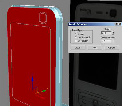 3dsmax教程:諾基亞n73建模過(guò)程