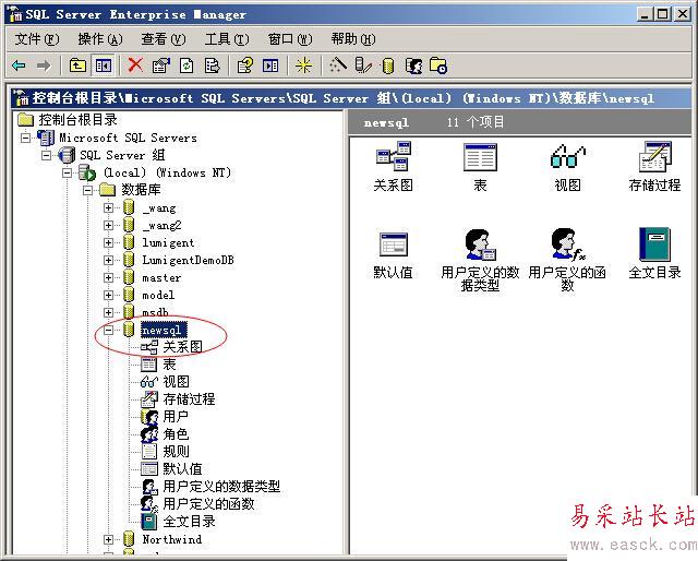 護(hù)衛(wèi)神·主機(jī)管理系統(tǒng)開設(shè)的MSSQLServer數(shù)據(jù)庫