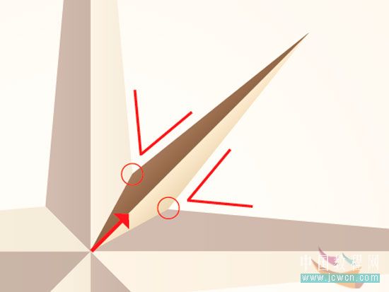 illustrator鼠繪教程：簡單繪制金色指南針_網頁設計