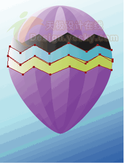 illustrator實例教程：簡單繪制熱氣球的方法_jcwcn.com