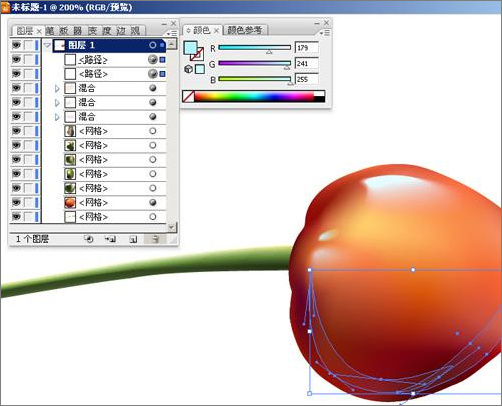 illustrator實例教程:酸甜可口的櫻桃 illustrator實例教程:酸甜可口的櫻桃