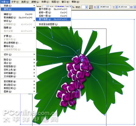 illustrator鼠繪教程:繪制精美數(shù)碼葡萄插畫_jcwcn.com
