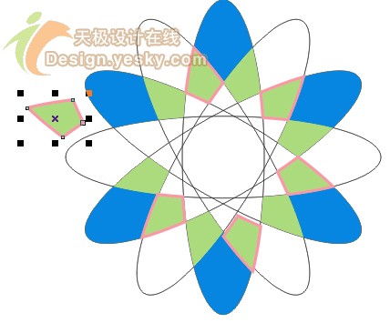 coreldraw x3入門教程:智能填充工具的運用_中國教程網
